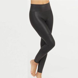 SPANX Faux Leather Leggings Black